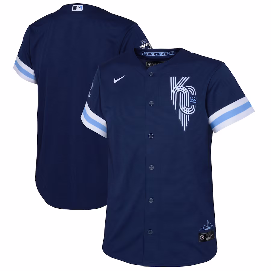 Toddler Kansas City Royals Nike Navy City Connect Replica Jersey