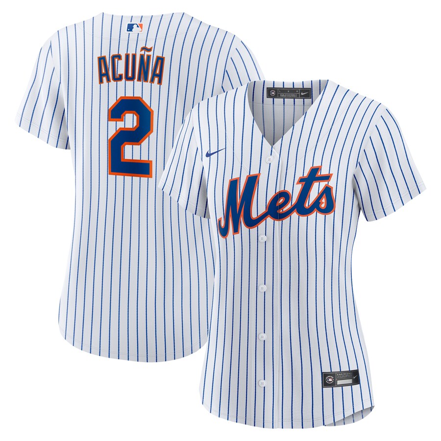 Women's New York Mets Luisangel Acuña Nike White Home Replica Player Jersey