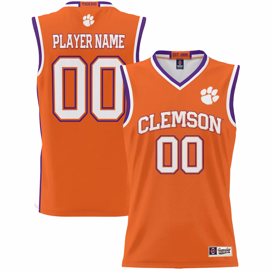 Clemson Tigers GameDay Greats Unisex  Lightweight NIL Pick-A-Player Basketball Jersey - Orange