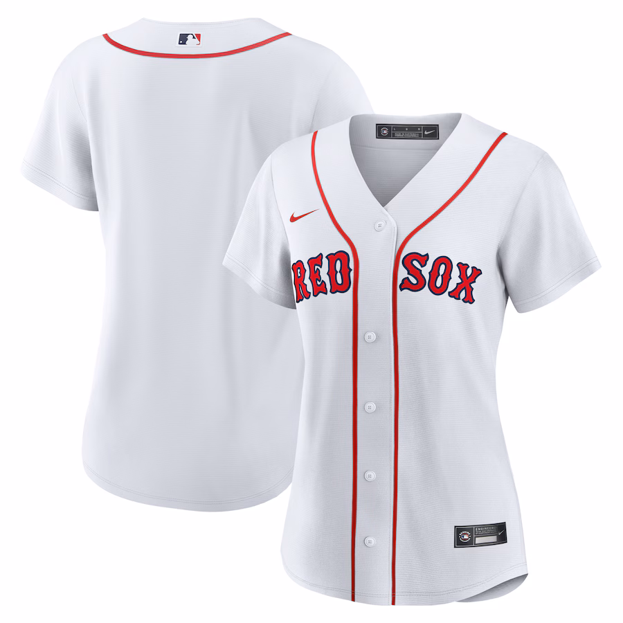 Women's Boston Red Sox Nike White Home Replica Team Jersey
