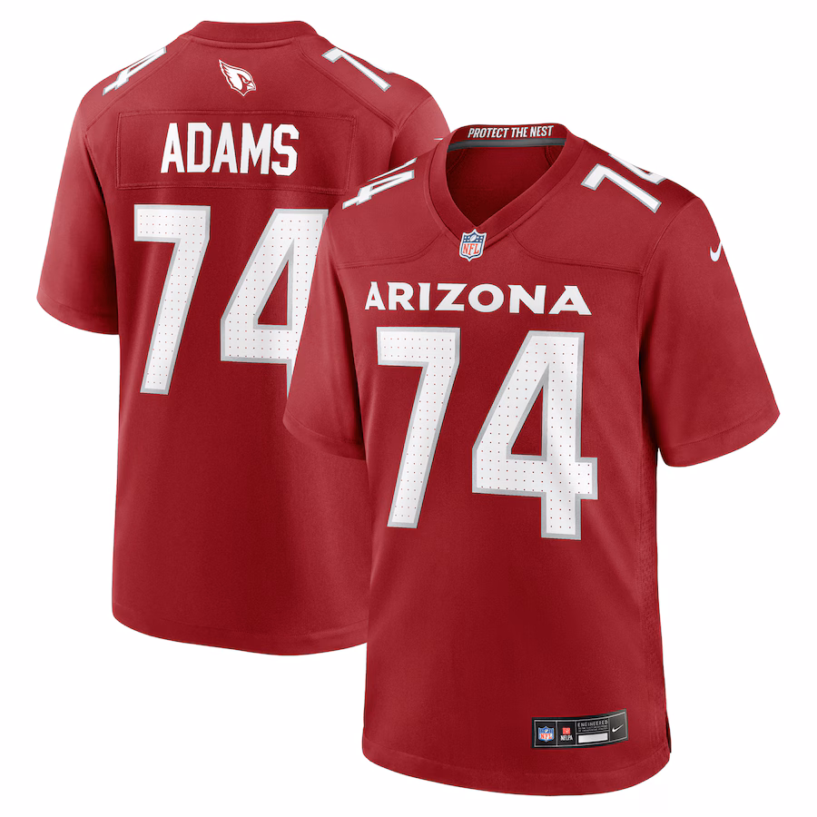 Men's Arizona Cardinals Isaiah Adams Nike Cardinal Team Game Jersey