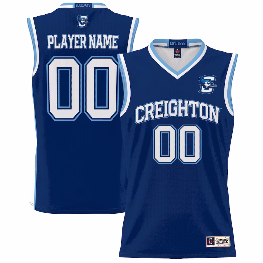 Creighton Bluejays GameDay Greats Unisex NIL Pick-A-Player Lightweight Women's Basketball Jersey - Blue