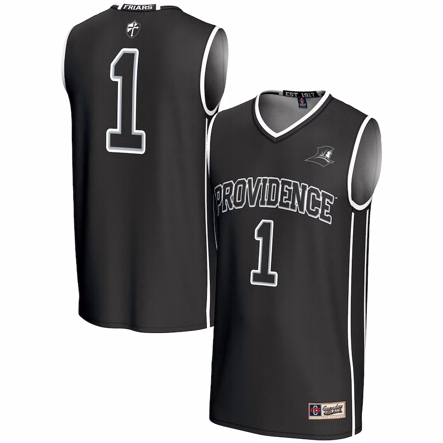 Youth GameDay Greats #1 Black Providence Friars Lightweight Basketball Jersey