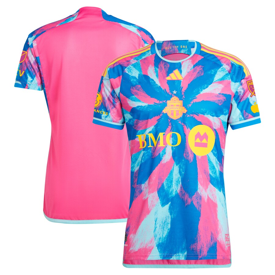 Men's Toronto FC  adidas Pink 2023 The Energy Kit Authentic Patch Jersey