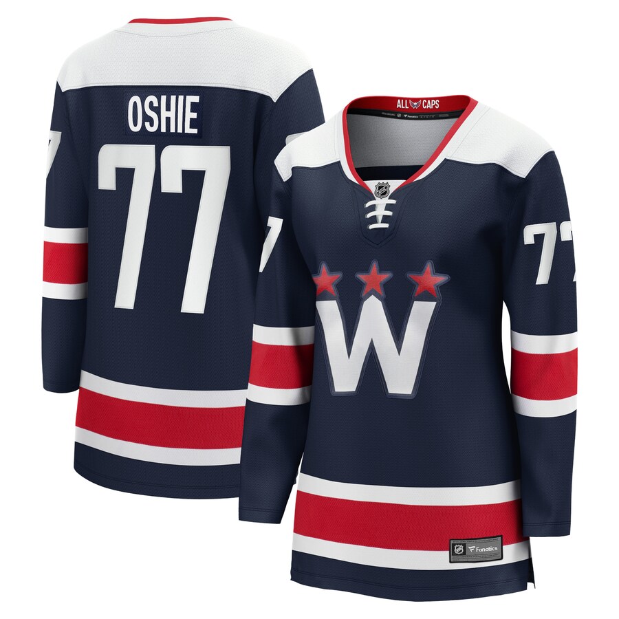 Women's Washington Capitals TJ Oshie Fanatics Branded Navy 2020/21 Alternate Premier Breakaway Player Jersey
