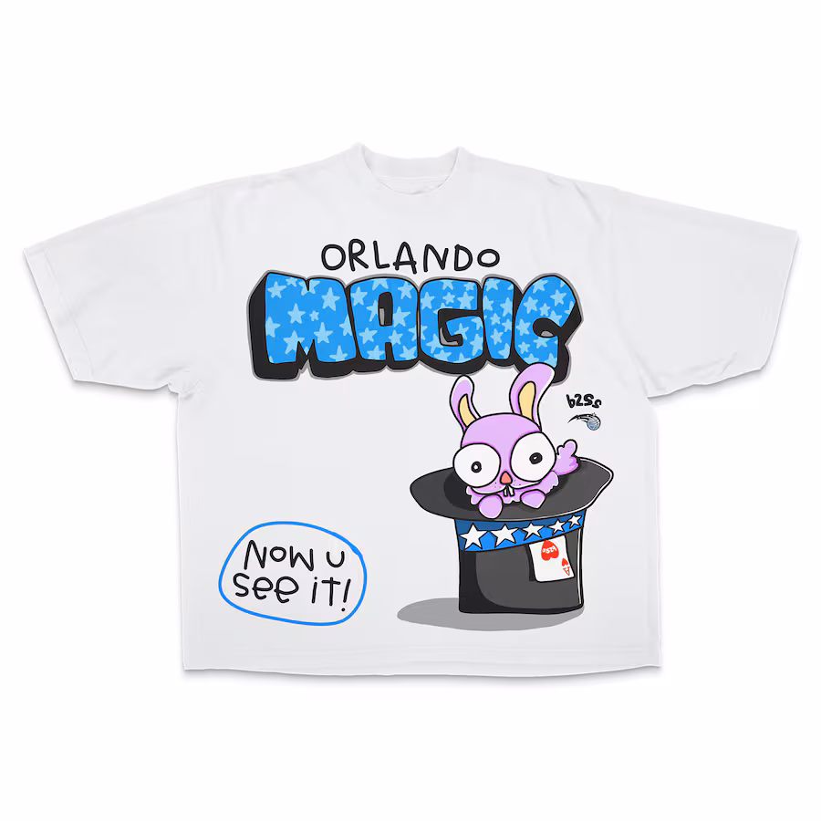 Unisex Orlando Magic  Cream Magic Trick Premium Vintage Boxy T-Shirt