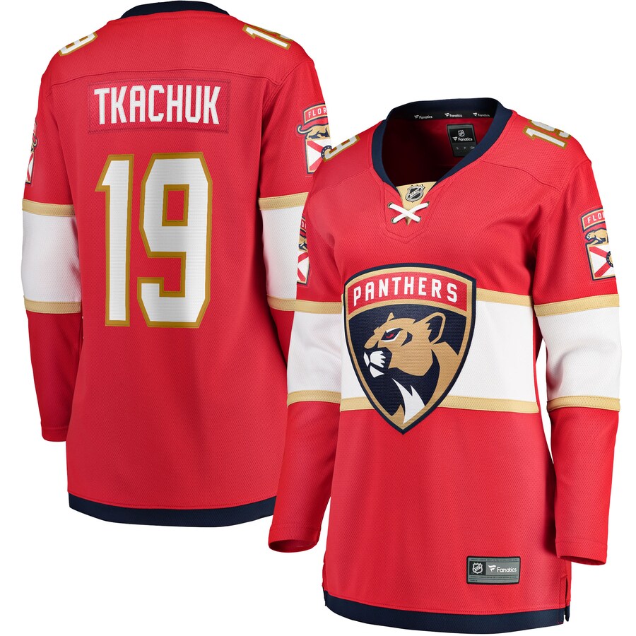 Women's Florida Panthers Matthew Tkachuk Fanatics Branded Red Home Breakaway Player Jersey