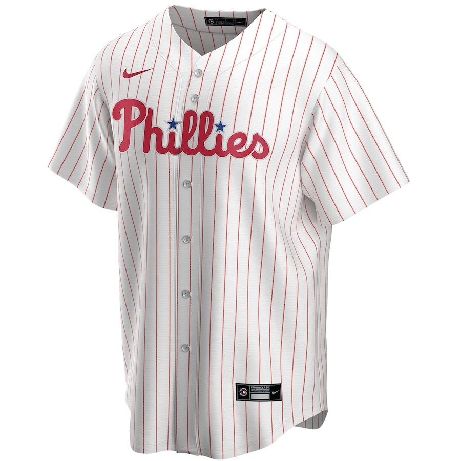 Men's Philadelphia Phillies Nike White Home Replica Custom Jersey