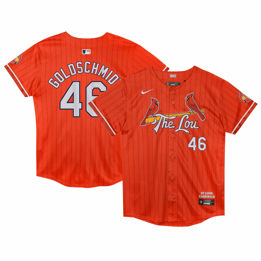 Preschool St. Louis Cardinals Paul Goldschmidt Nike Red 2024 City Connect Limited Player Jersey