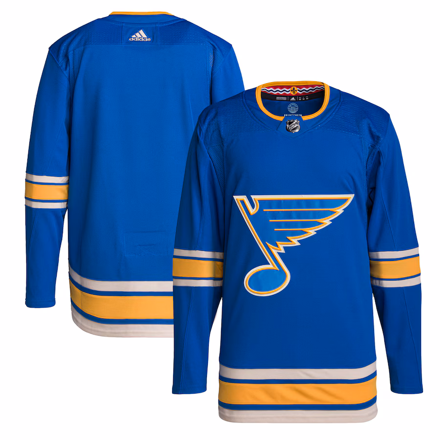 Men's St. Louis Blues adidas Blue Alternate Authentic Jersey