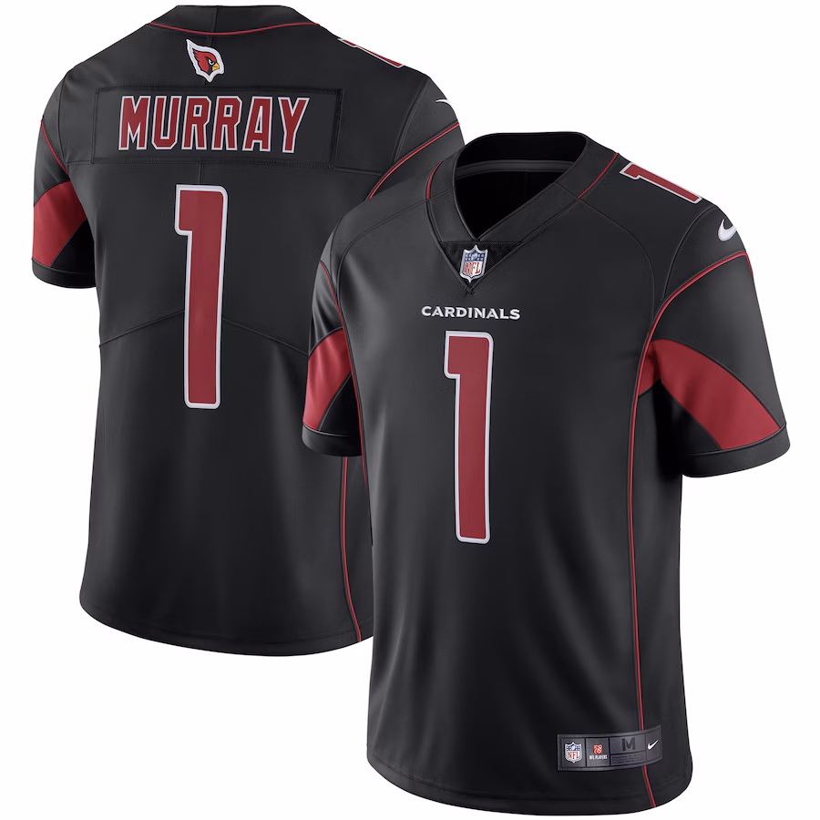 Men's Arizona Cardinals Kyler Murray Nike Black Color Rush Vapor Limited Jersey