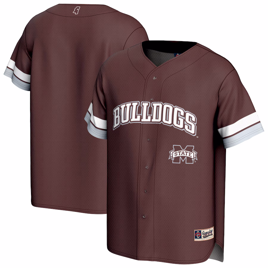 Unisex GameDay Greats Maroon Mississippi State Bulldogs Spirit Baseball Jersey