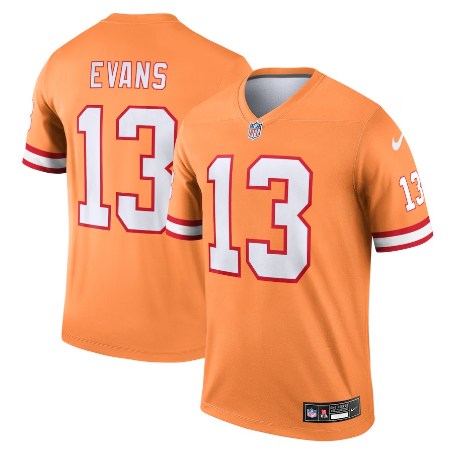 Men's Tampa Bay Buccaneers Mike Evans Nike Orange Alternate Legend Jersey