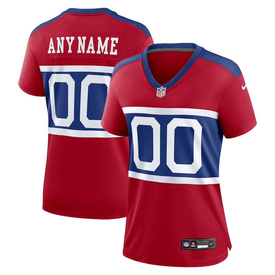 Women's New York Giants  Nike Century Red Alternate Game Custom Jersey