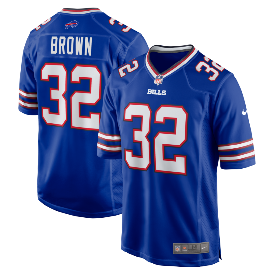 Men's Buffalo Bills Kyron Brown Nike Royal  Game Jersey