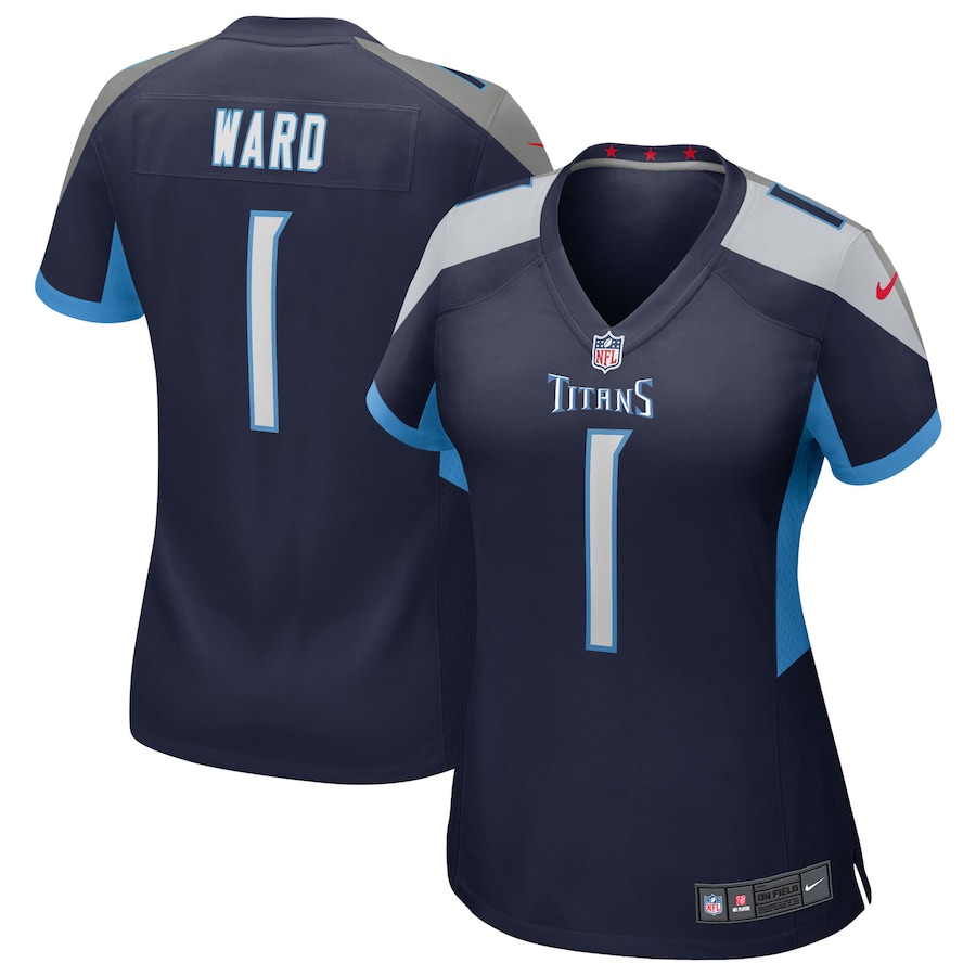 Women's Tennessee Titans Cameron Ward Nike Navy 2025 NFL Draft First Round Pick Alternate Game Jersey