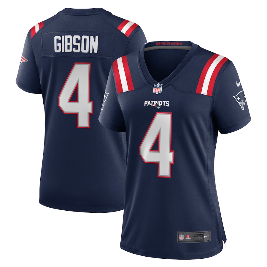 Women's New England Patriots Antonio Gibson Nike Navy Game Jersey