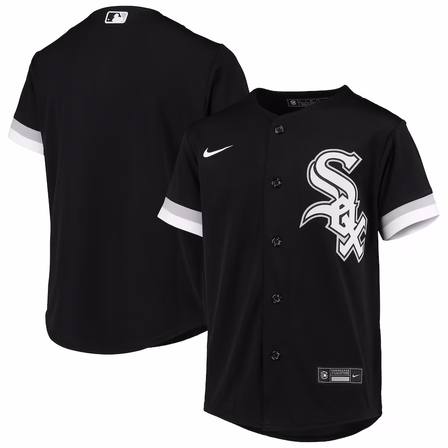 Youth Chicago White Sox Nike Black Alternate Replica Team Jersey