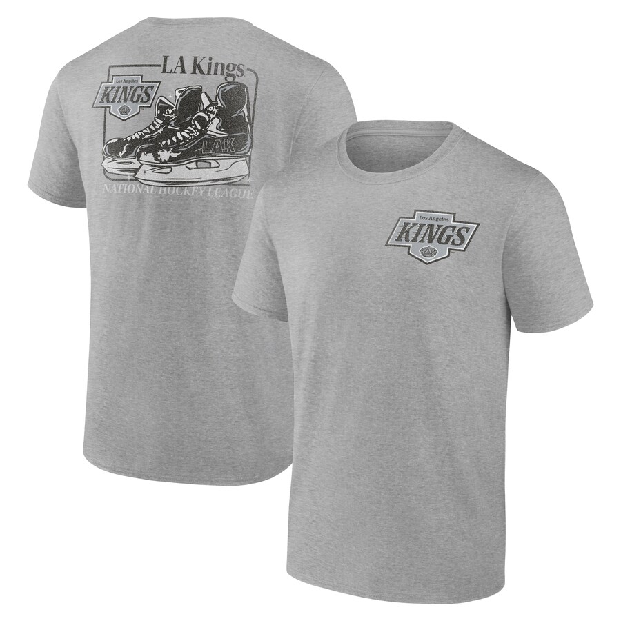 Men's Los Angeles Kings Heather Gray Glory Skates T-Shirt