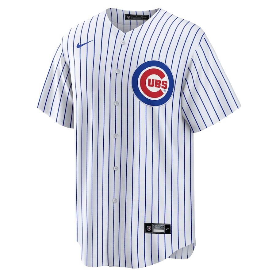 Men's Chicago Cubs Nico Hoerner Nike White Replica Player Jersey