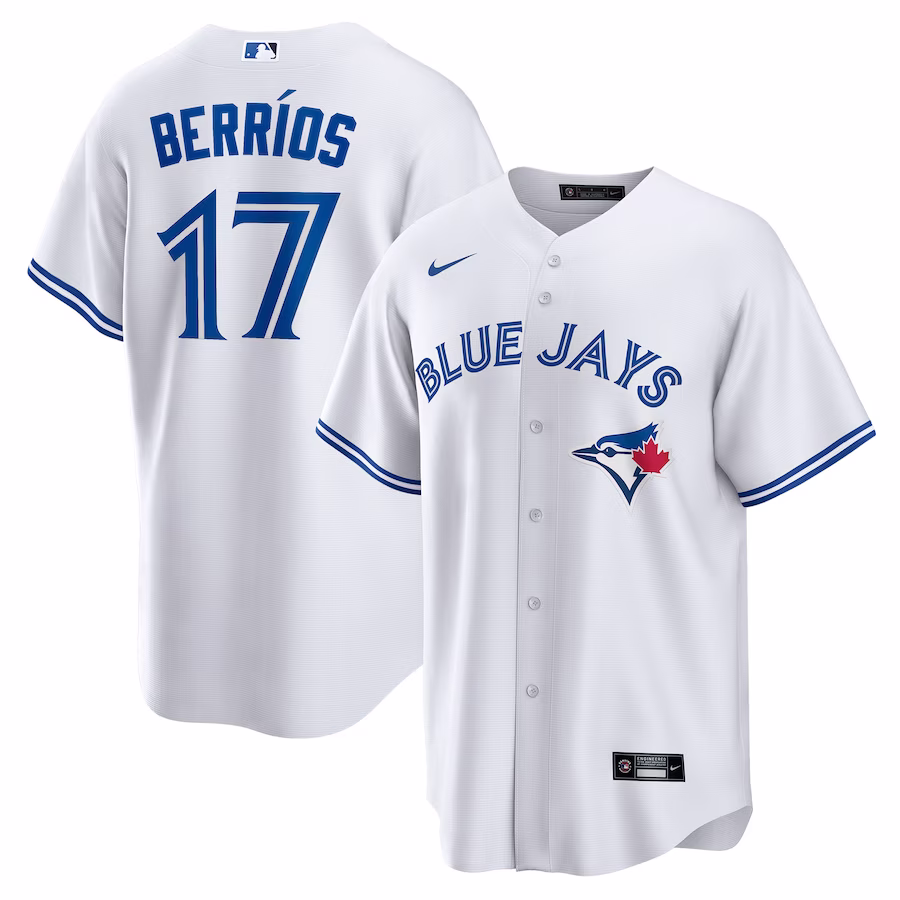 Men's Toronto Blue Jays José Berríos Nike White Home  Replica Player Jersey