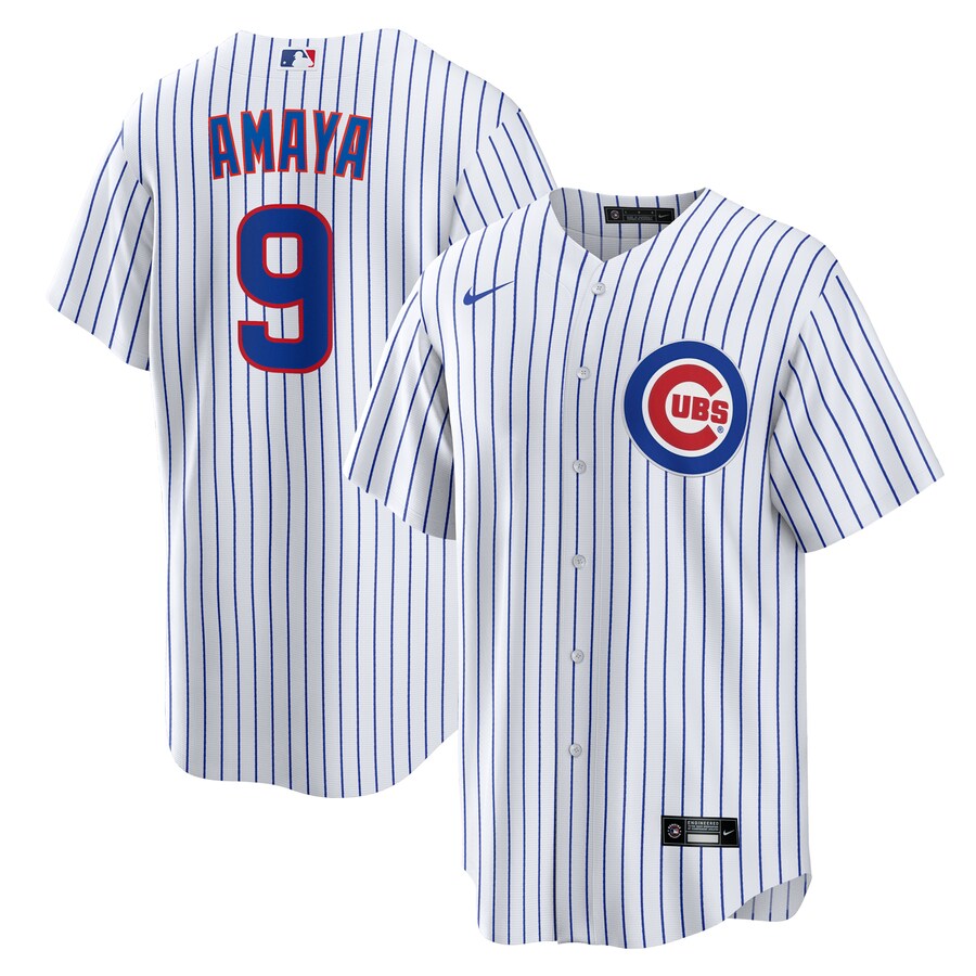 Men's Chicago Cubs Miguel Amaya Nike White Home Replica Jersey