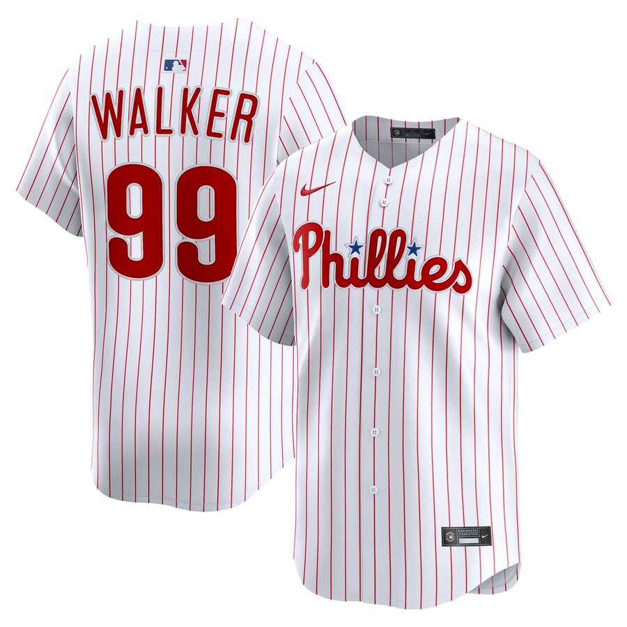 Men's Philadelphia Phillies Taijuan Walker Nike White Alternate Limited Player Jersey