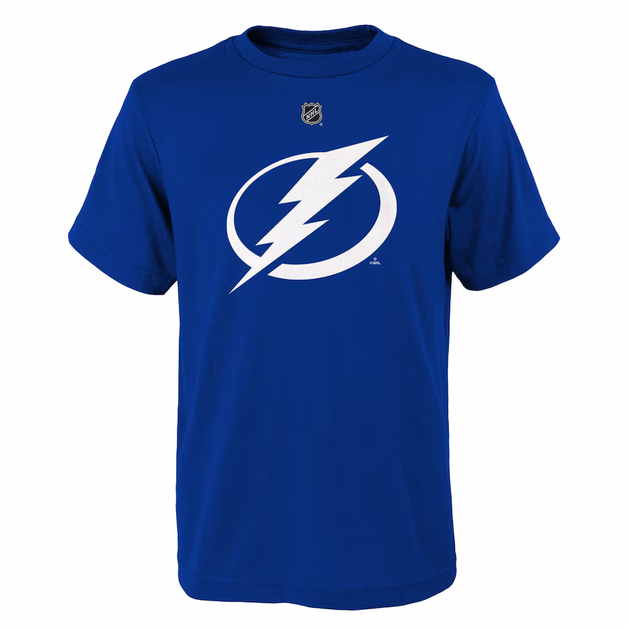 Youth Tampa Bay Lightning Blue Primary Logo T-Shirt