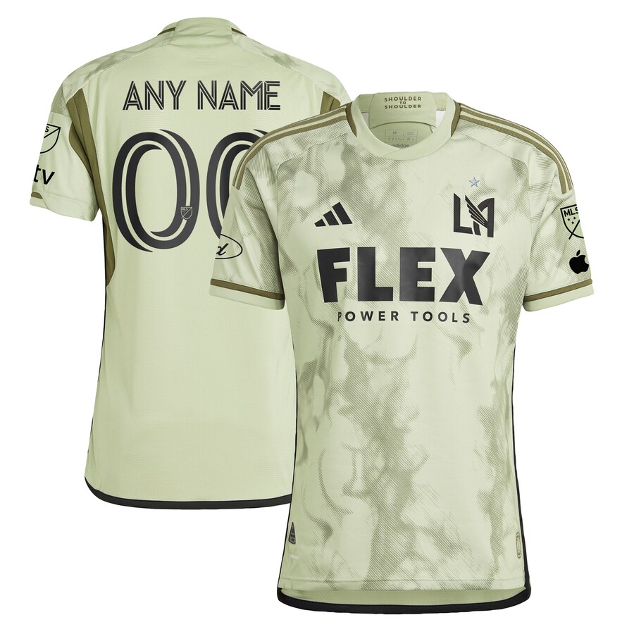 Men's LAFC  adidas Green 2024 Smokescreen Authentic Custom Jersey