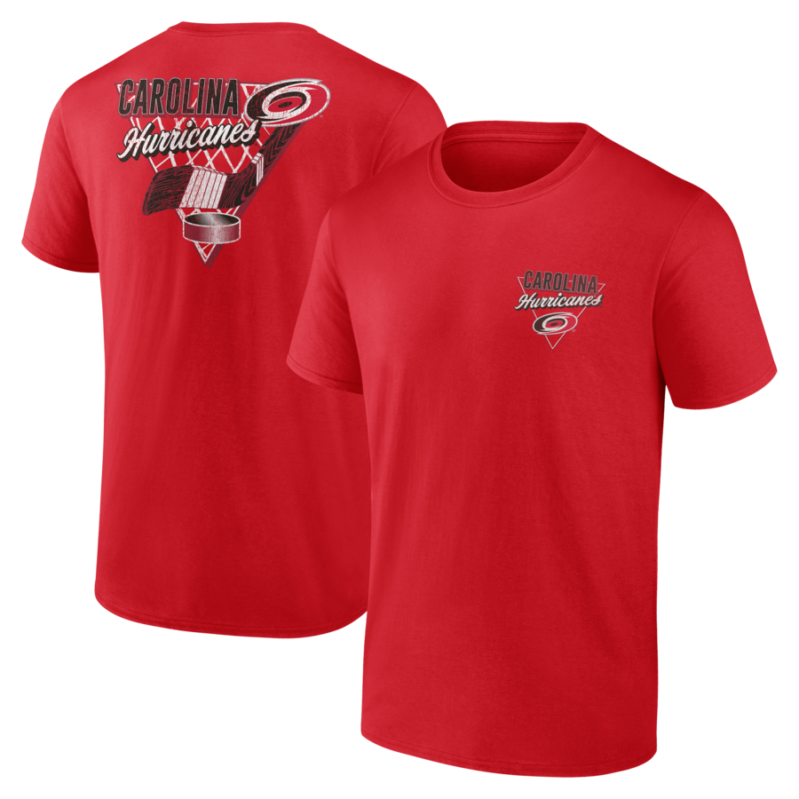 Men's Carolina Hurricanes Red Net Slap T-Shirt
