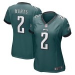Women's Philadelphia Eagles Jalen Hurts Nike Midnight Green Game Jersey