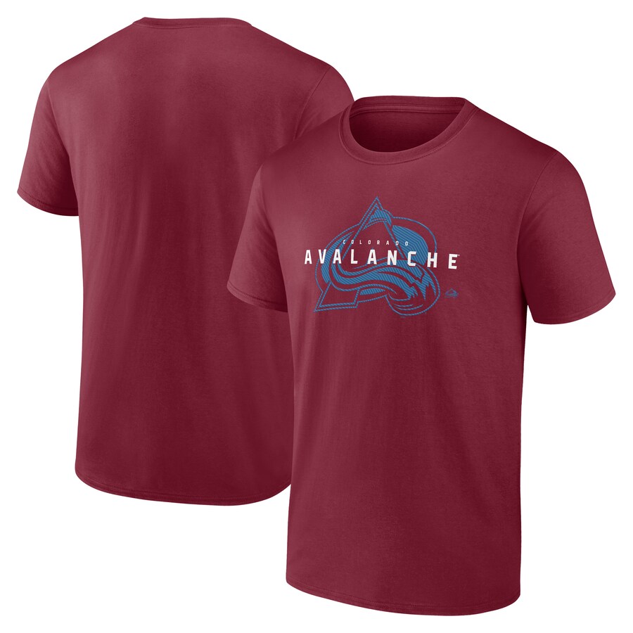 Men's Colorado Avalanche Burgundy Coordinate T-Shirt