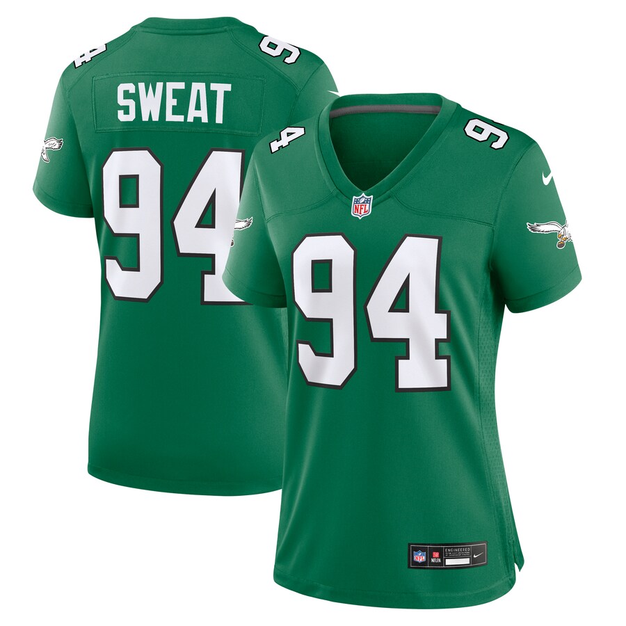 Women's Philadelphia Eagles Josh Sweat Nike Kelly Green Alternate Game Jersey