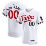 Men's Minnesota Twins Nike White Home Elite Custom Jersey