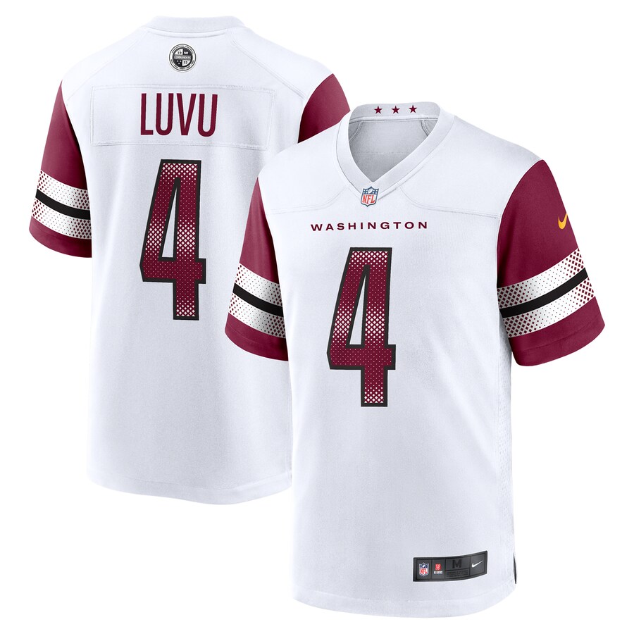 Men's Washington Commanders Frankie Luvu Nike  White Game Jersey