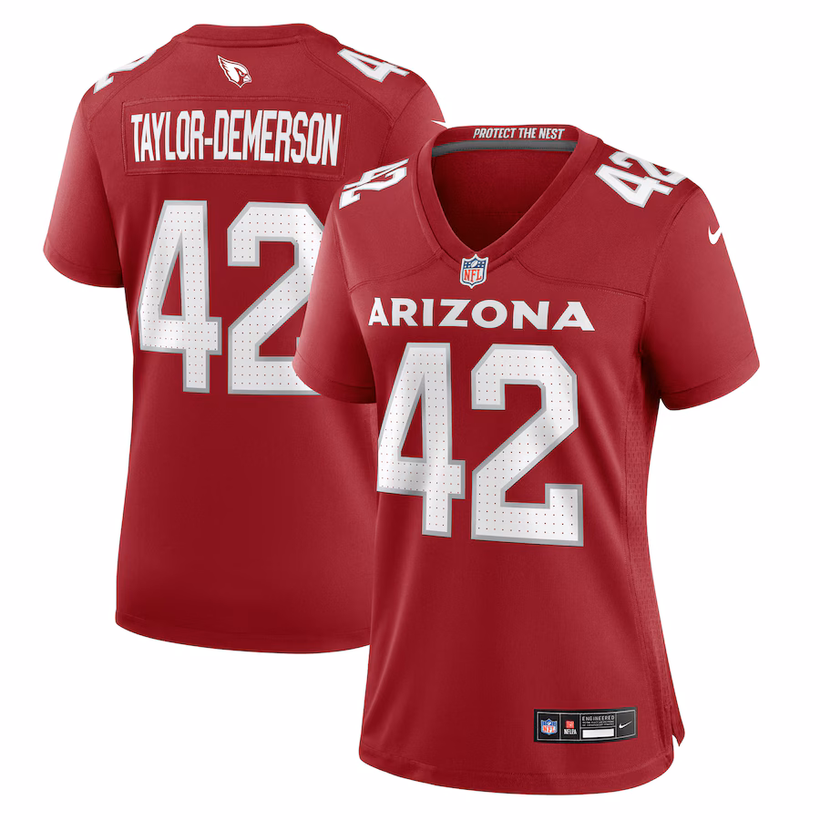 Women's Arizona Cardinals Dadrion Taylor-Demerson Nike Cardinal Game Jersey