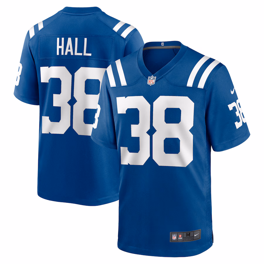 Men's Indianapolis Colts Darren Hall Nike Royal Game Jersey