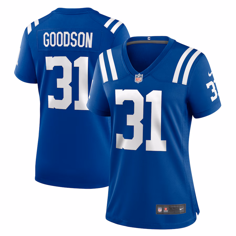 Women's Indianapolis Colts Tyler Goodson Nike Royal Game Jersey