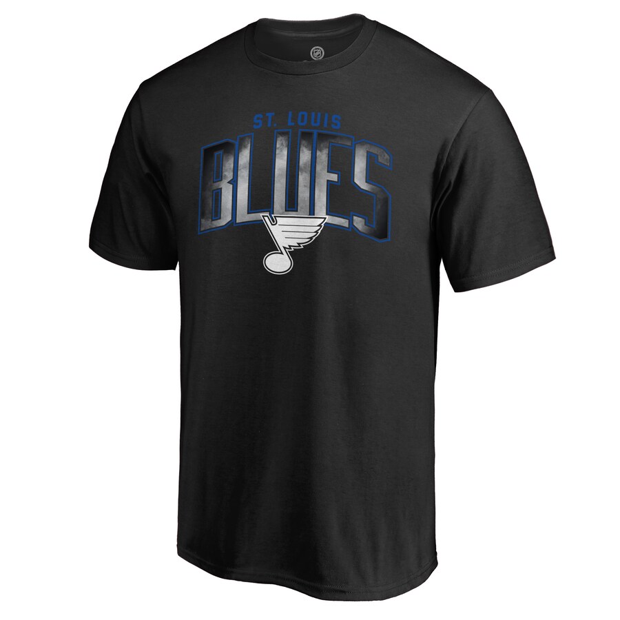 Men's St. Louis Blues Black Arch Smoke T-Shirt