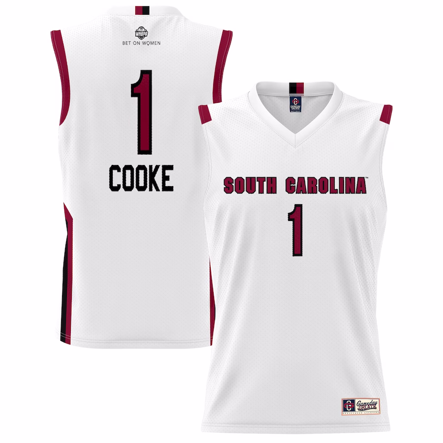 South Carolina Gamecocks GameDay Greats Unisex Lightweight Basketball Alumni Jersey - White