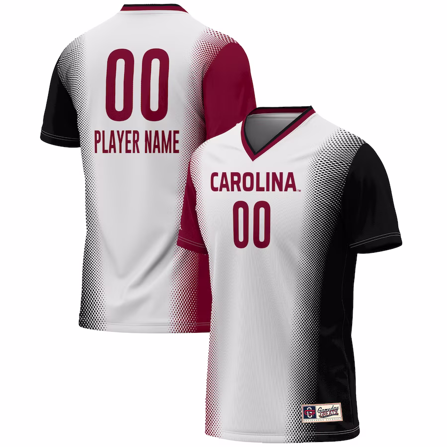 South Carolina Gamecocks GameDay Greats Unisex NIL Pick-A-Player Lightweight Women's Soccer Jersey - White