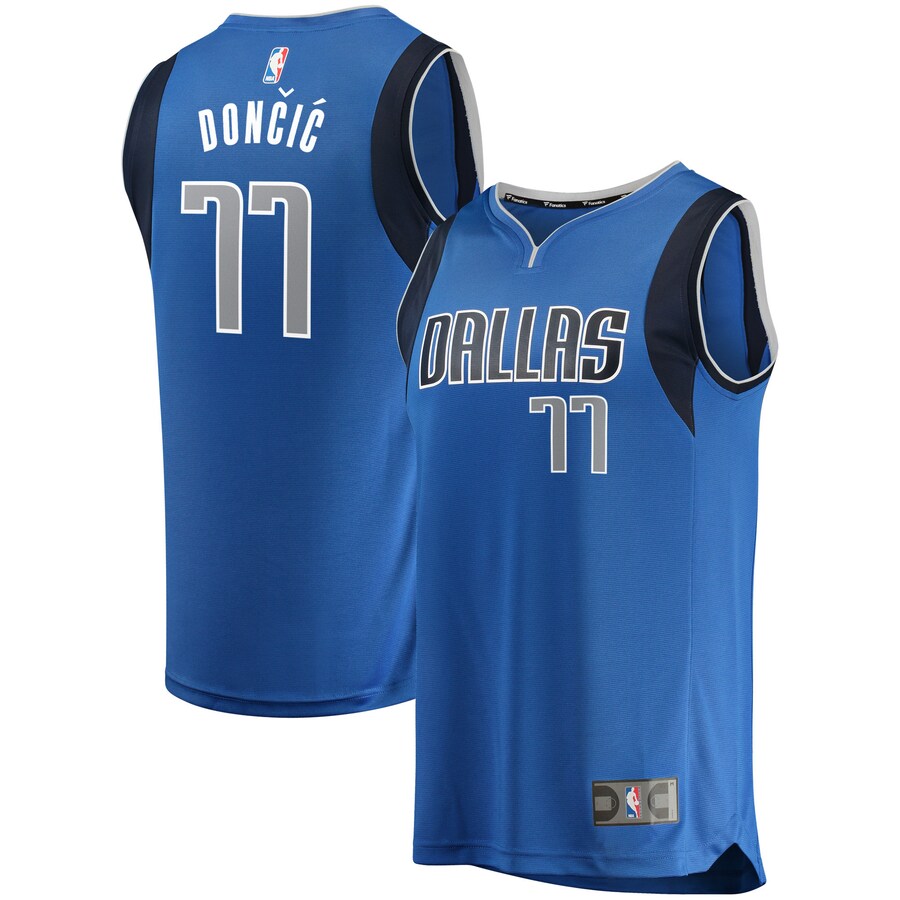 Youth Dallas Mavericks Luka Don?i? Fanatics Blue Fast Break Replica Jersey - Icon Edition