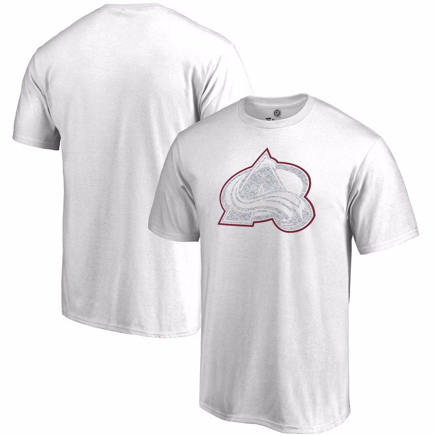 Men's Colorado Avalanche White WhiteOut T-Shirt