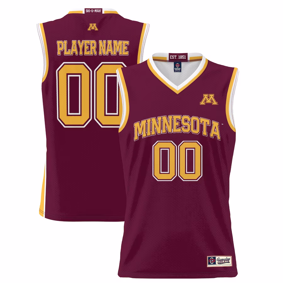Minnesota Golden Gophers GameDay Greats Unisex  Lightweight NIL Pick-A-Player Basketball Jersey - Maroon