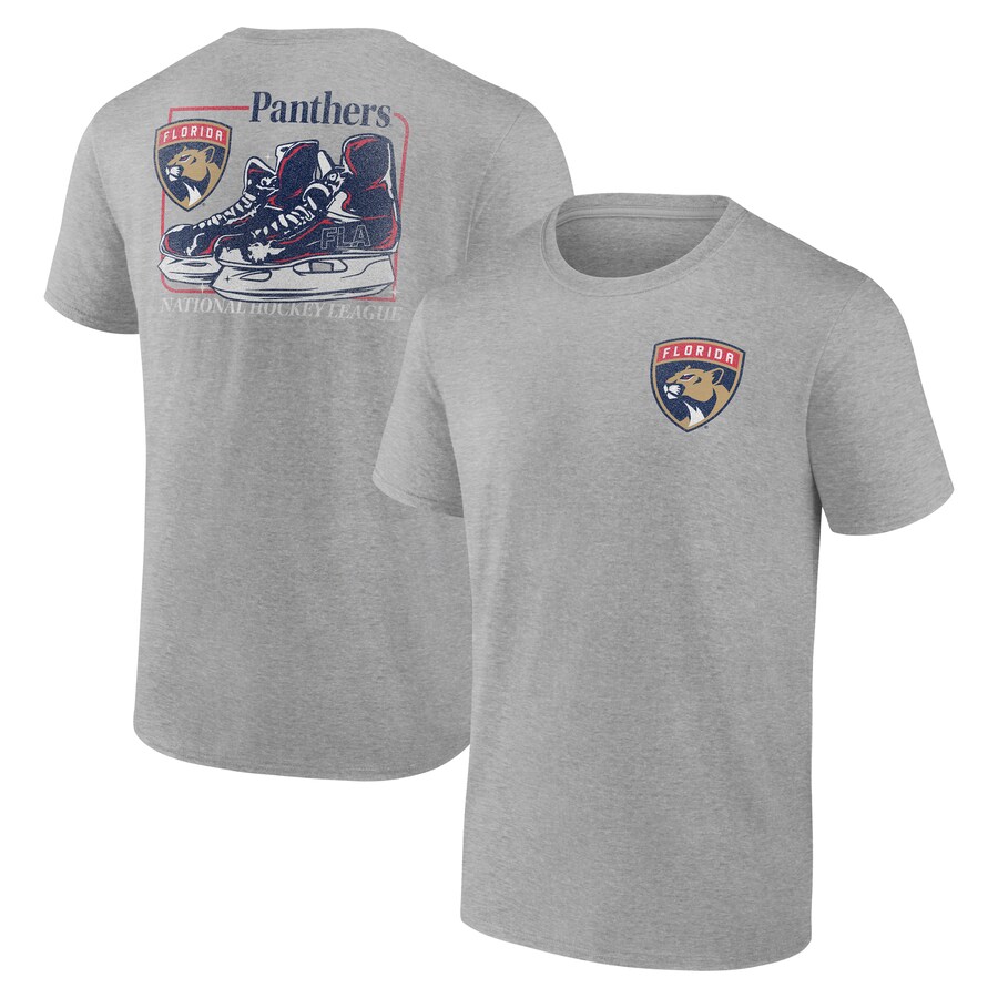 Men's Florida Panthers Heather Gray Glory Skates T-Shirt