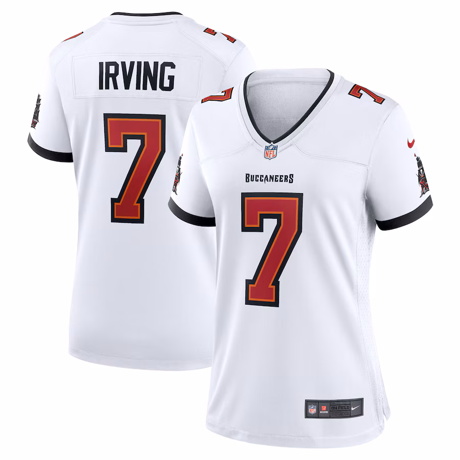 Women's Tampa Bay Buccaneers Bucky Irving Nike White Game Jersey