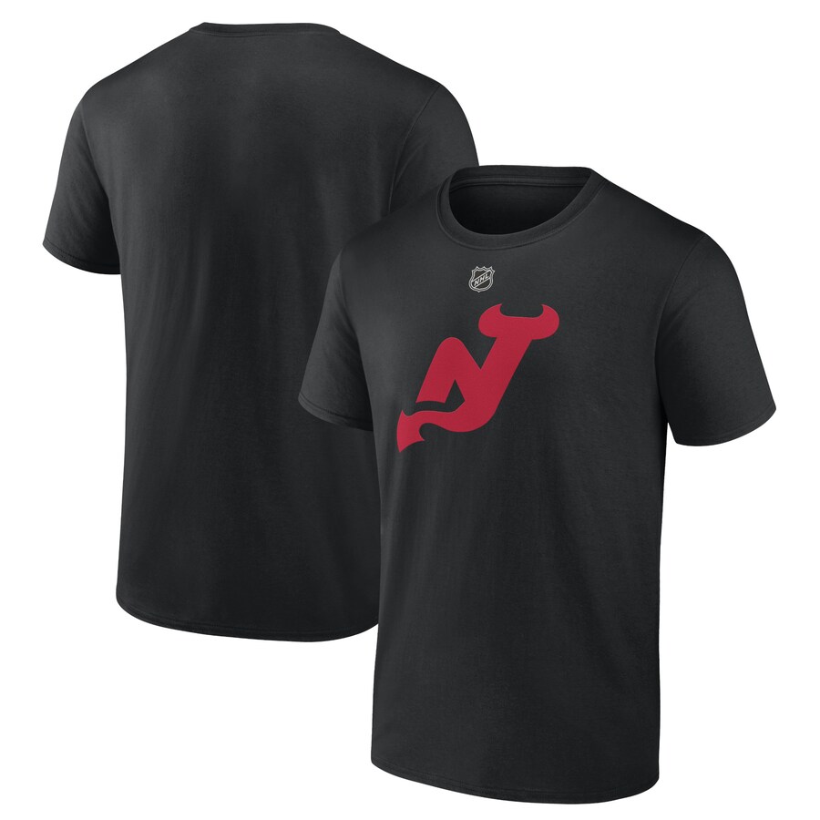 Men's New Jersey Devils Black Alternate Logo T-Shirt