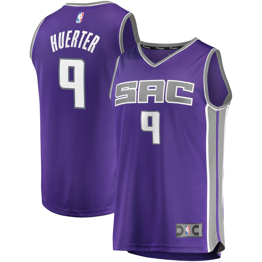Men's Sacramento Kings Kevin Huerter Fanatics Purple Fast Break Replica Jersey - Icon Edition