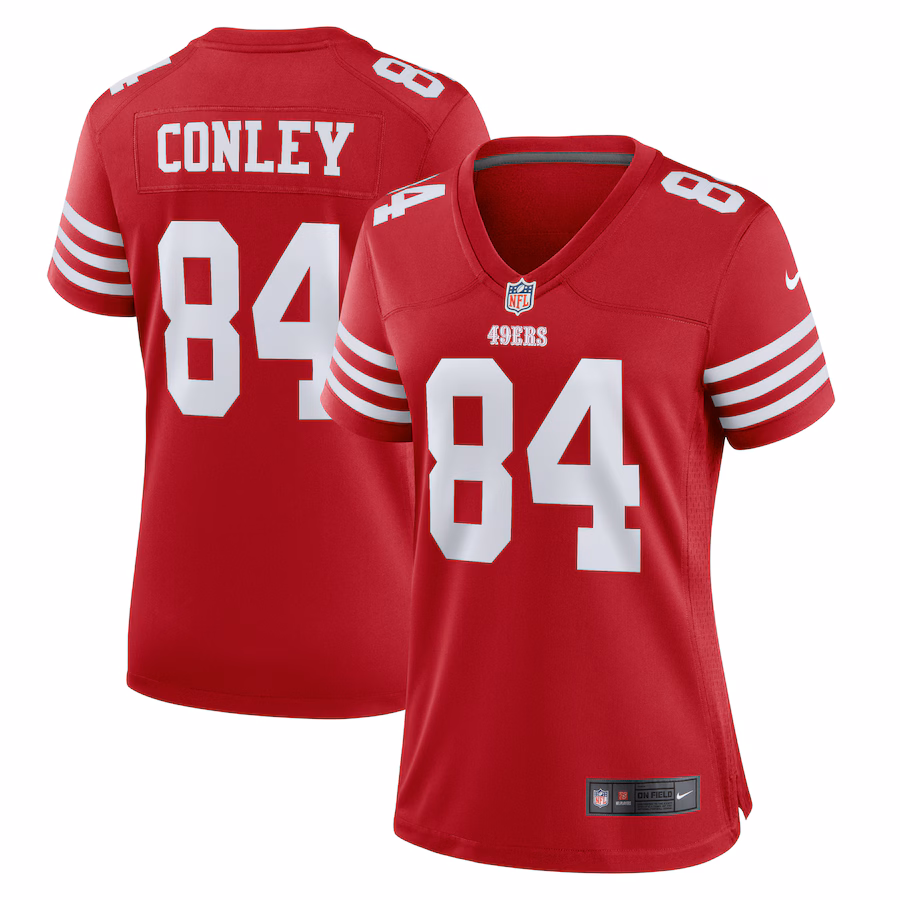 Women's San Francisco 49ers Chris Conley Nike  Scarlet  Game Jersey