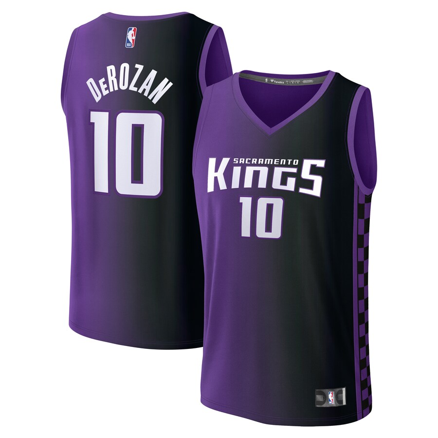 Youth Sacramento Kings DeMar DeRozan Fanatics Purple Fast Break Replica Player Jersey - Statement Edition